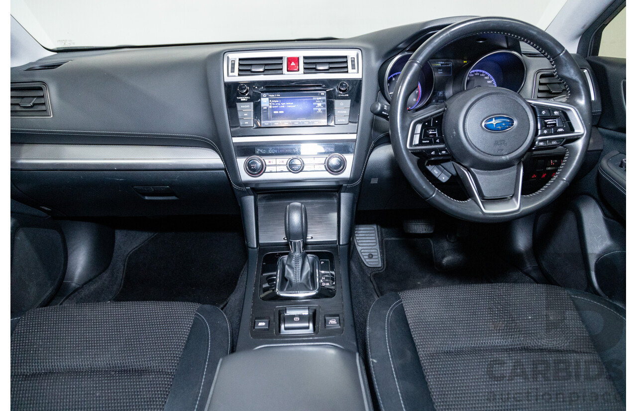 3/2018 Subaru Outback 2.5i (AWD) 5GEN B6A MY18 4d Wagon Crystal Black Mica 2.5L