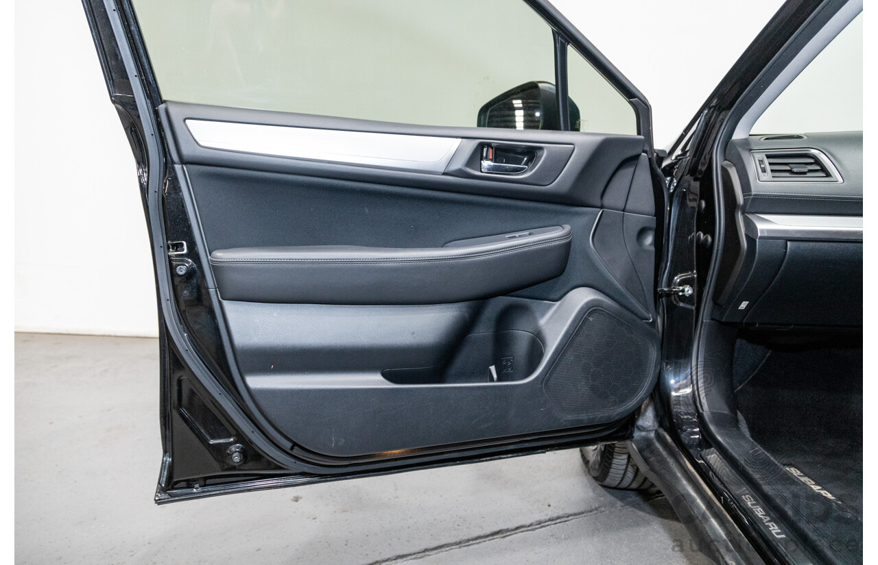 3/2018 Subaru Outback 2.5i (AWD) 5GEN B6A MY18 4d Wagon Crystal Black Mica 2.5L