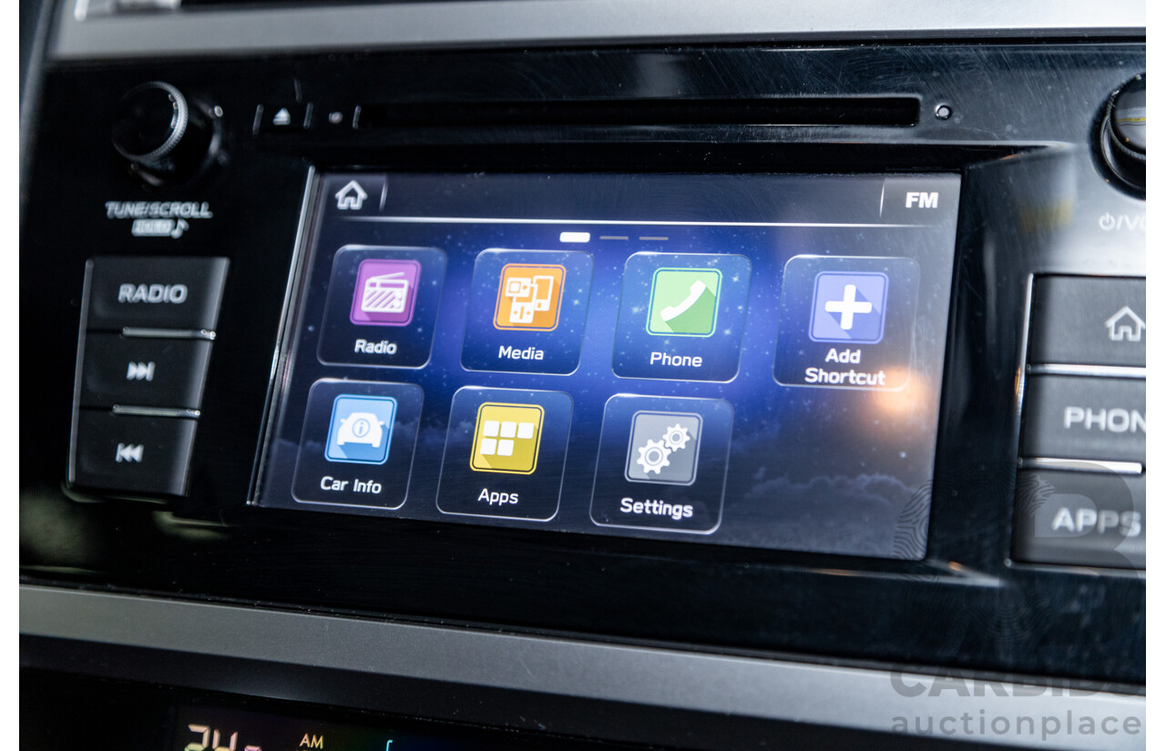 3/2018 Subaru Outback 2.5i (AWD) 5GEN B6A MY18 4d Wagon Crystal Black Mica 2.5L