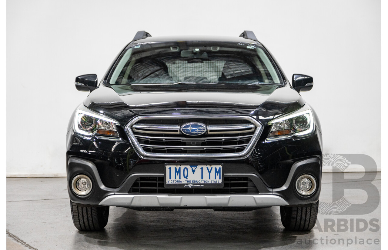 3/2018 Subaru Outback 2.5i (AWD) 5GEN B6A MY18 4d Wagon Crystal Black Mica 2.5L