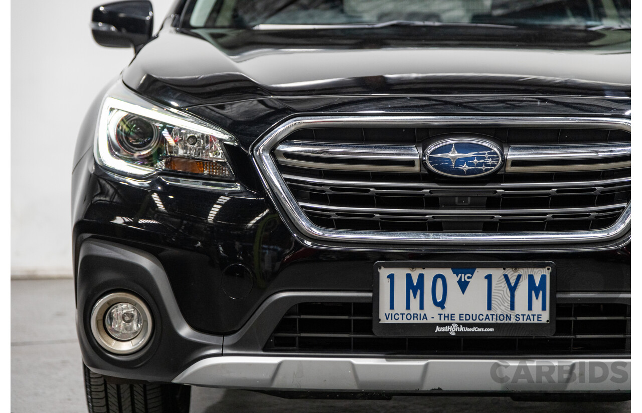 3/2018 Subaru Outback 2.5i (AWD) 5GEN B6A MY18 4d Wagon Crystal Black Mica 2.5L