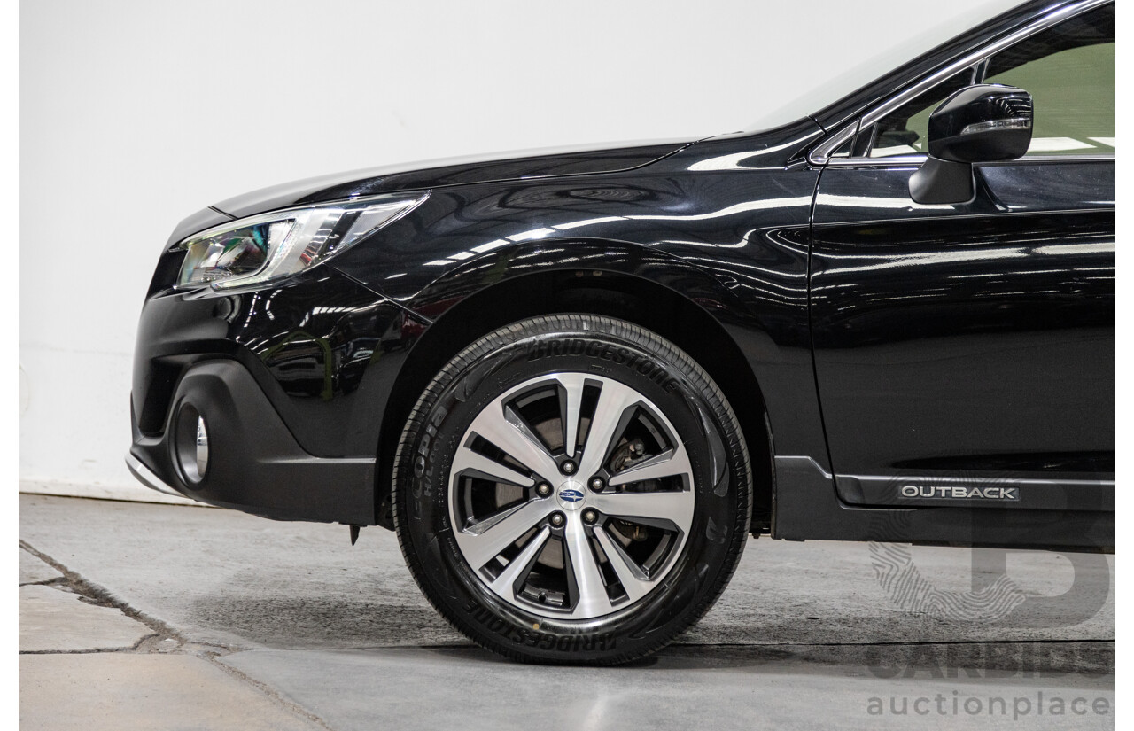 3/2018 Subaru Outback 2.5i (AWD) 5GEN B6A MY18 4d Wagon Crystal Black Mica 2.5L