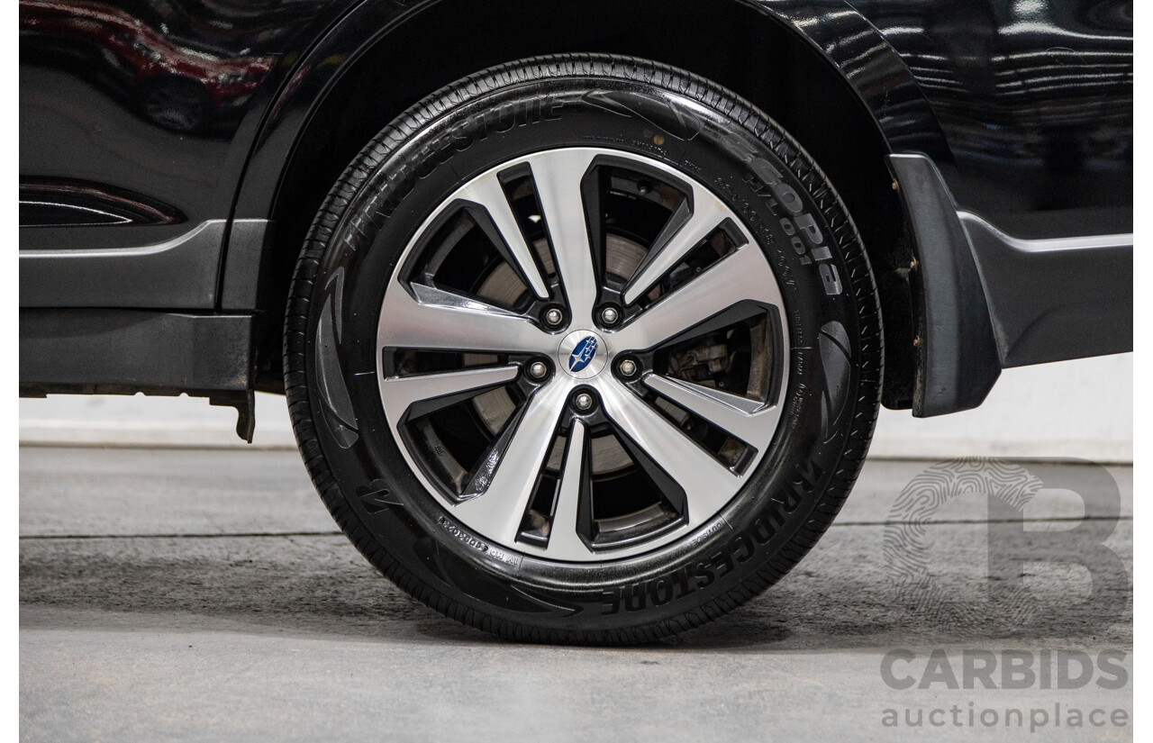 3/2018 Subaru Outback 2.5i (AWD) 5GEN B6A MY18 4d Wagon Crystal Black Mica 2.5L