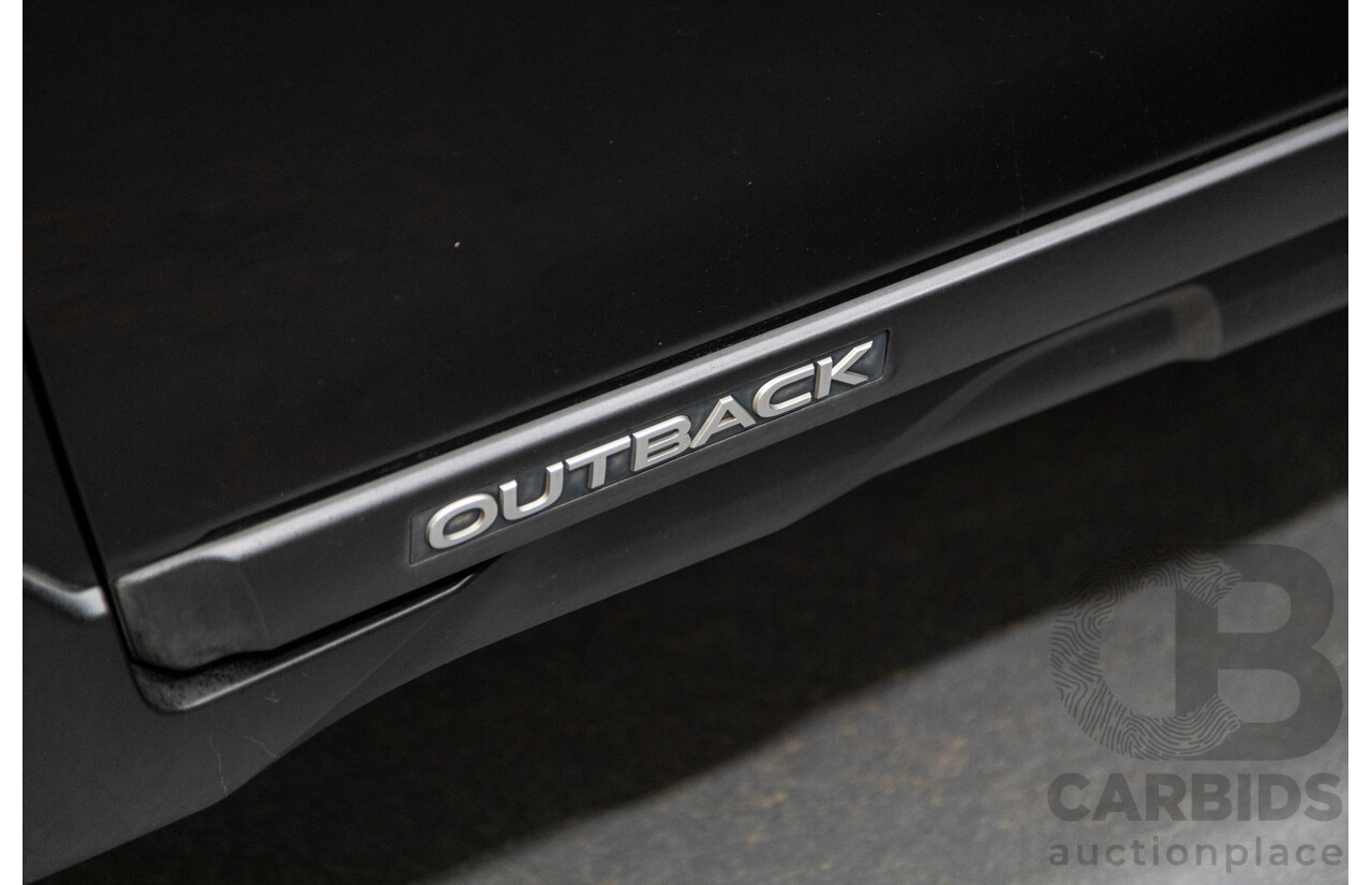 3/2018 Subaru Outback 2.5i (AWD) 5GEN B6A MY18 4d Wagon Crystal Black Mica 2.5L