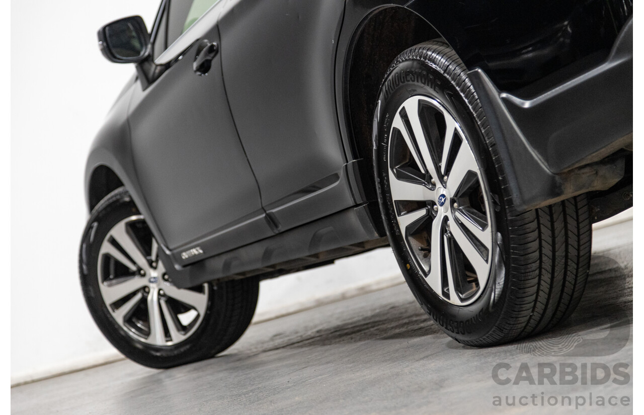 3/2018 Subaru Outback 2.5i (AWD) 5GEN B6A MY18 4d Wagon Crystal Black Mica 2.5L