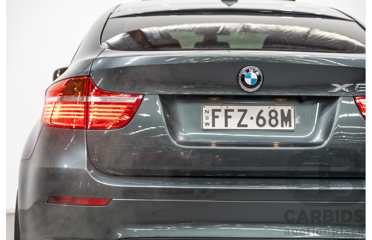 3/2009 BMW X6 Xdrive 35i (AWD) E71 4d Coupe Tasman Green Metallic Turbo 3.0L