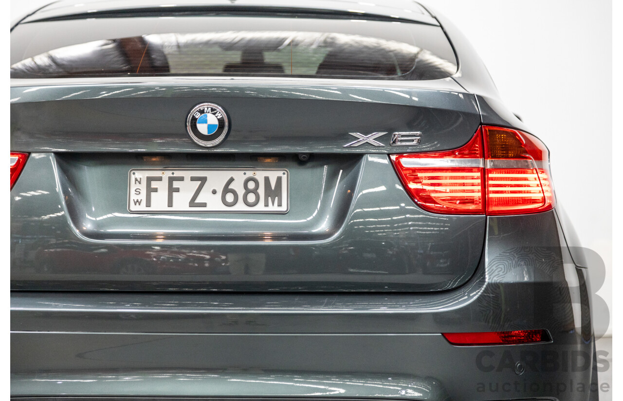 3/2009 BMW X6 Xdrive 35i (AWD) E71 4d Coupe Tasman Green Metallic Turbo 3.0L