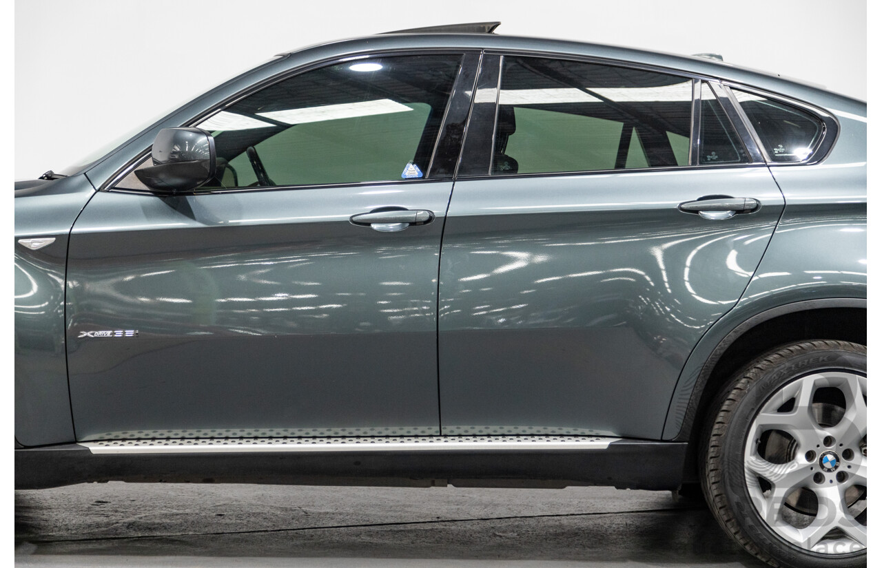 3/2009 BMW X6 Xdrive 35i (AWD) E71 4d Coupe Tasman Green Metallic Turbo 3.0L