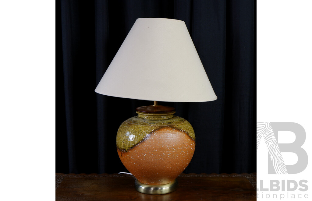 Glazed Ceramic Table Lamp