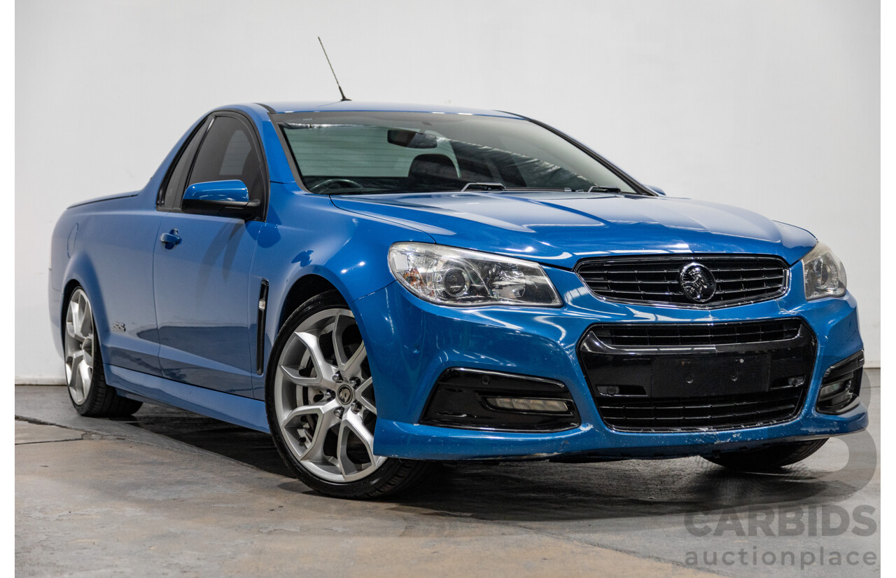 7/2014 Holden Commodore Ute SS VF Utility Perfect Blue Metallic V8 6.0L