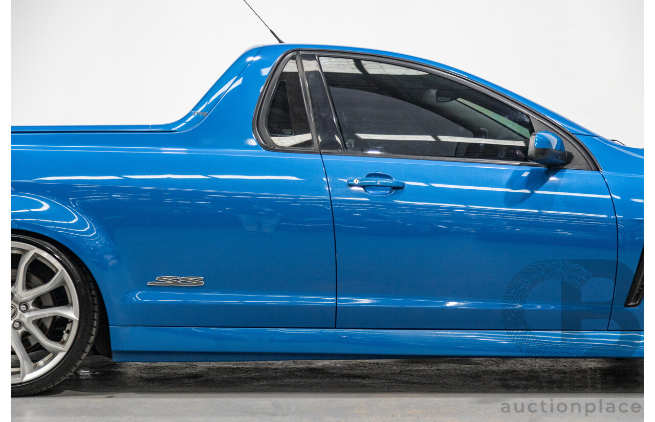 7/2014 Holden Commodore Ute SS VF Utility Perfect Blue Metallic V8 6.0L