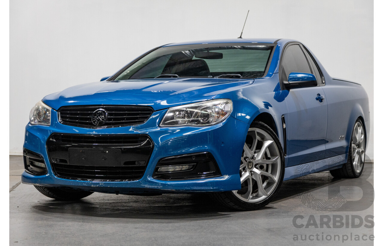 7/2014 Holden Commodore Ute SS VF Utility Perfect Blue Metallic V8 6.0L