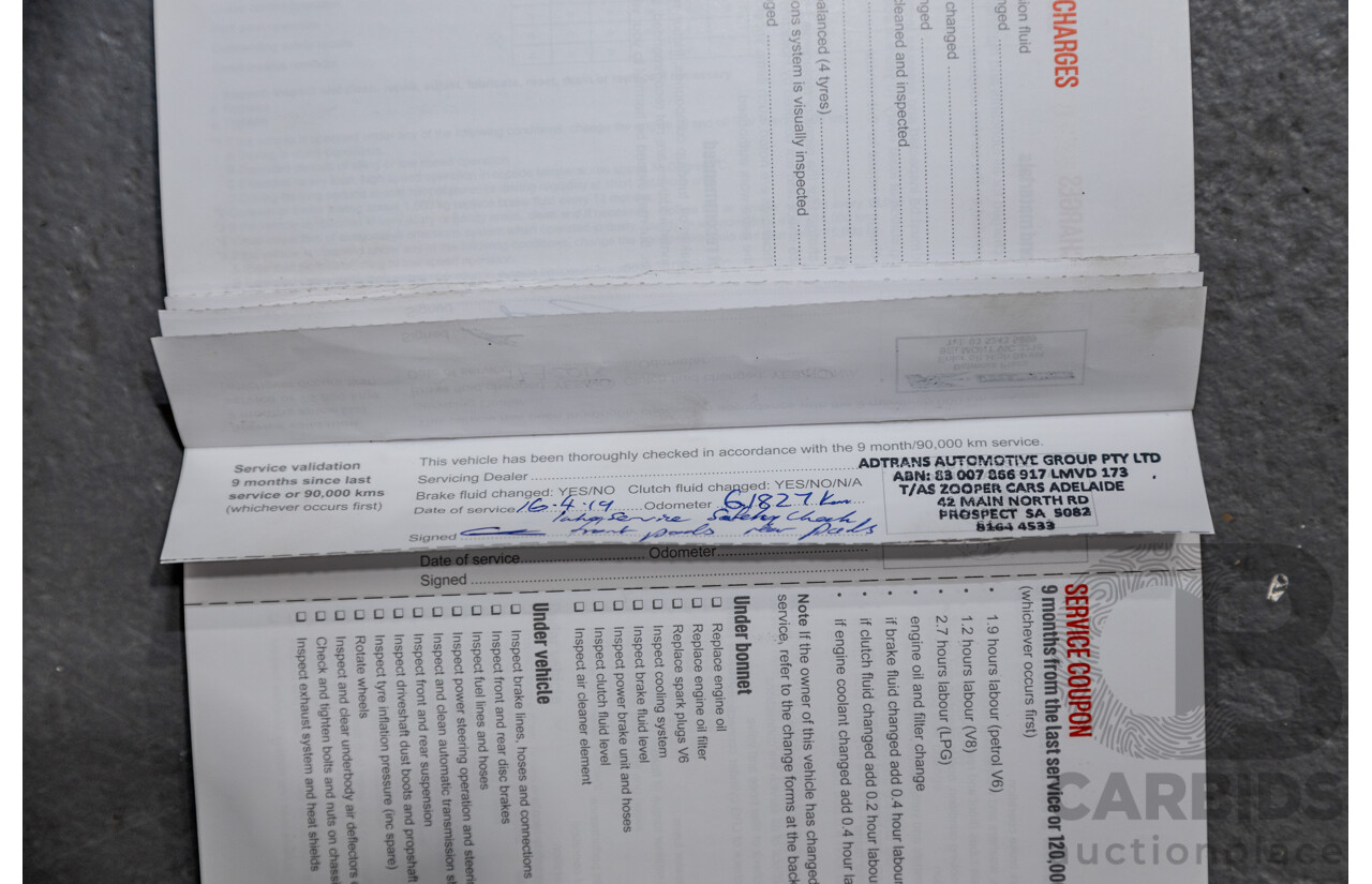 7/2014 Holden Commodore Ute SS VF Utility Perfect Blue Metallic V8 6.0L