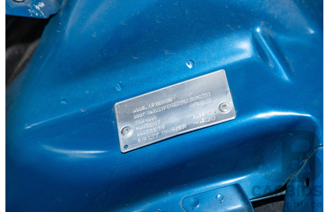 7/2014 Holden Commodore Ute SS VF Utility Perfect Blue Metallic V8 6.0L