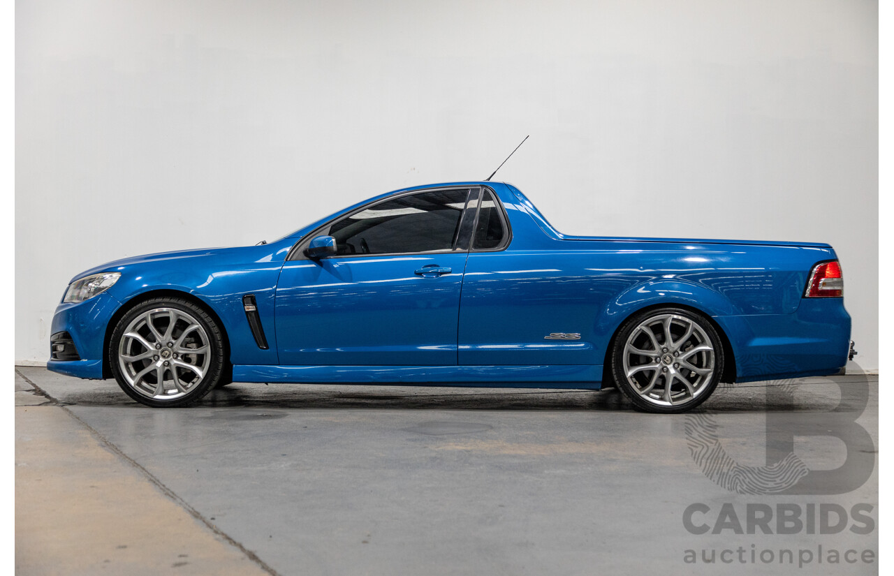 7/2014 Holden Commodore Ute SS VF Utility Perfect Blue Metallic V8 6.0L