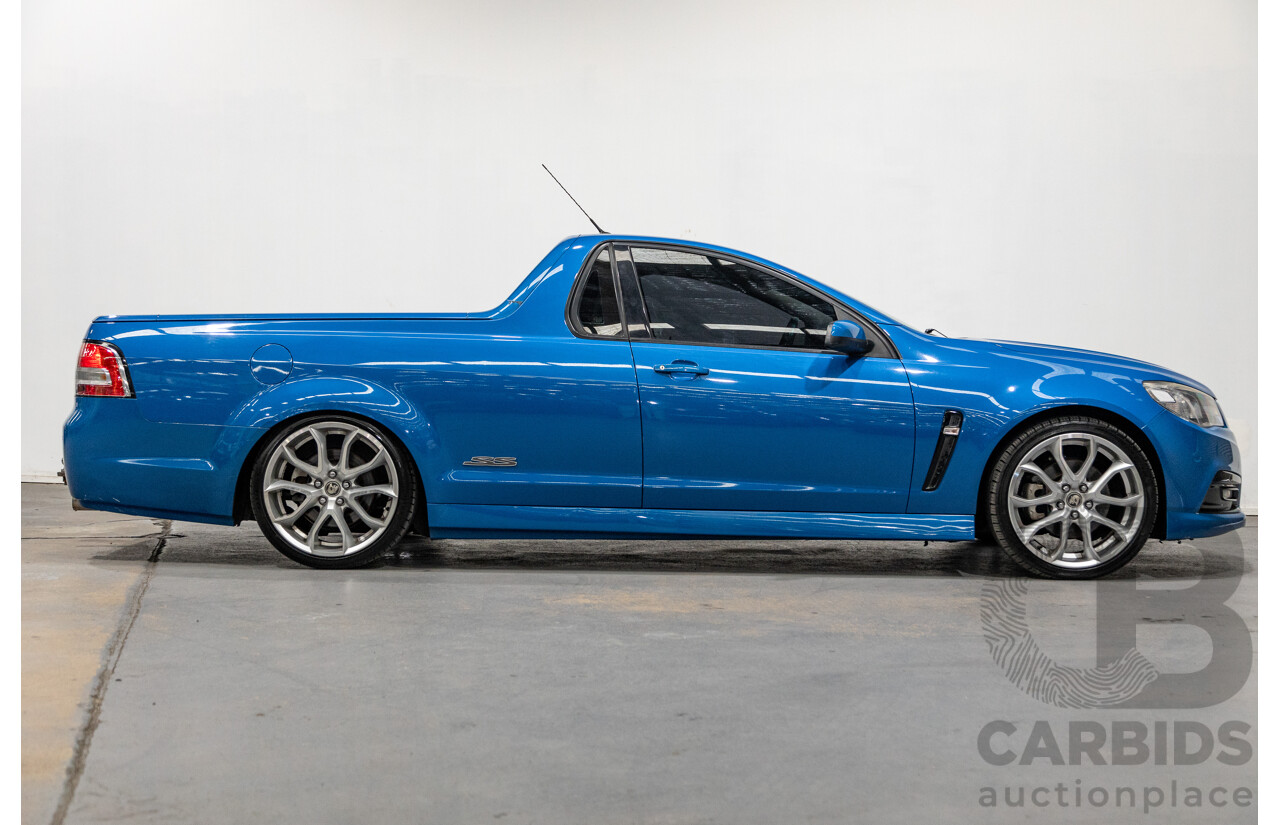 7/2014 Holden Commodore Ute SS VF Utility Perfect Blue Metallic V8 6.0L