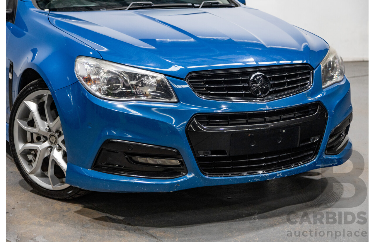 7/2014 Holden Commodore Ute SS VF Utility Perfect Blue Metallic V8 6.0L
