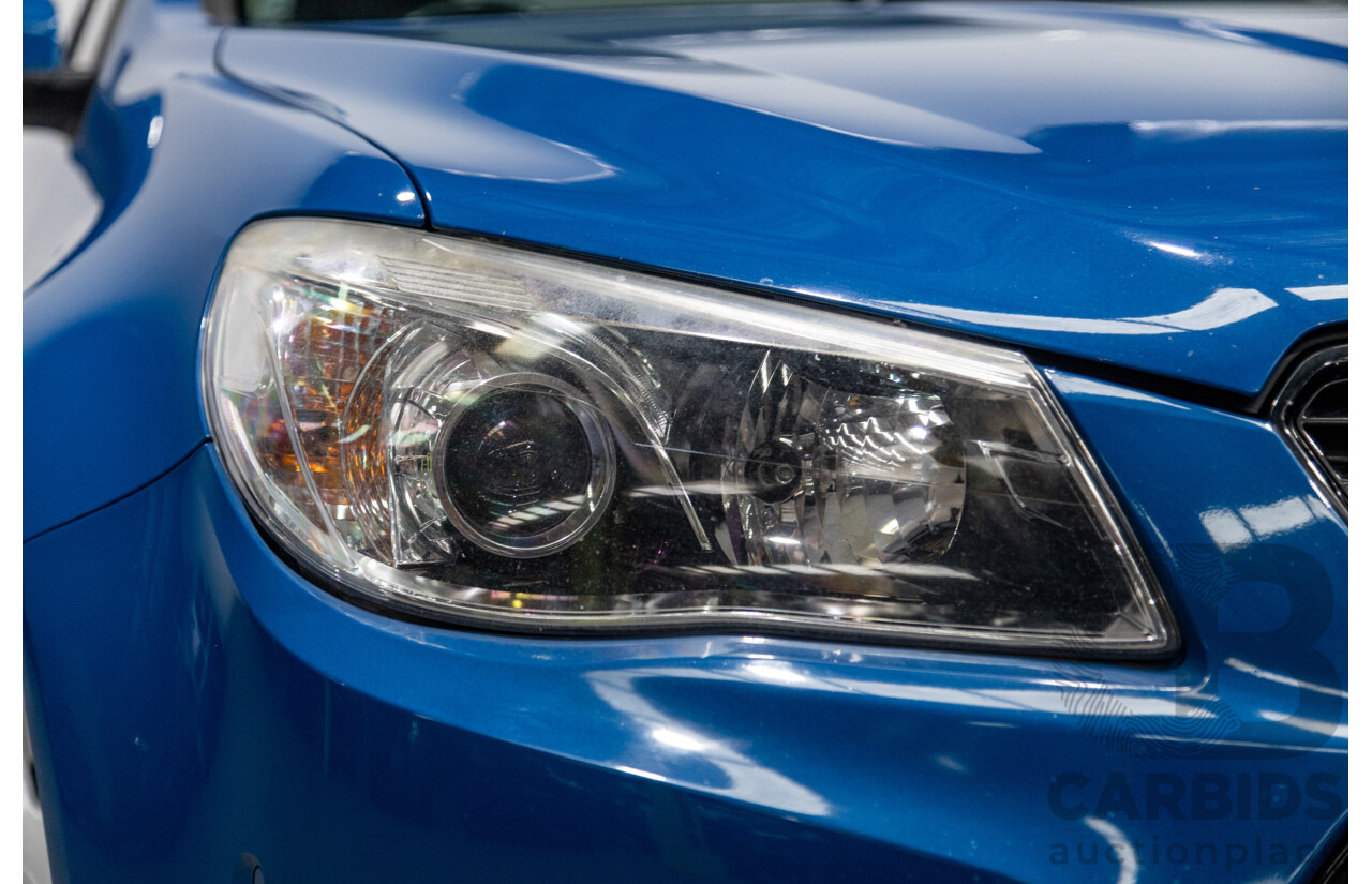 7/2014 Holden Commodore Ute SS VF Utility Perfect Blue Metallic V8 6.0L