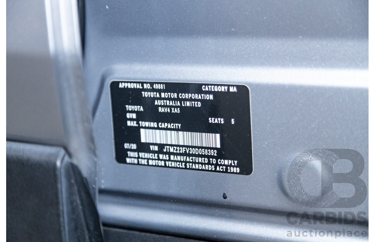 07/2020 Toyota RAV4 GX Hybrid AXAH52R MY20 4d Wagon Silver Sky Metallic 2.5L / 88kw Hybrid
