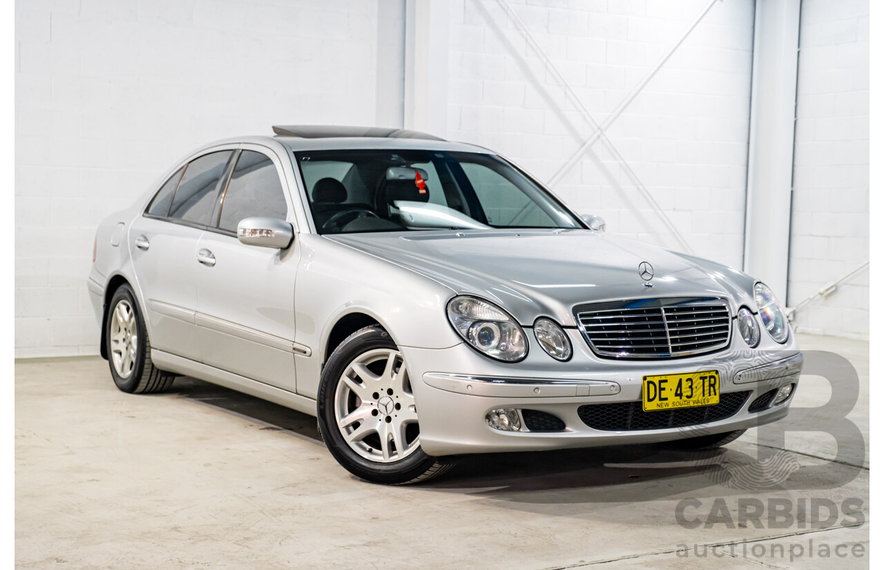 10/2003 Mercedes Benz E320 Elegance 211 4d Sedan Brilliant Silver Metallic V6 3.2L