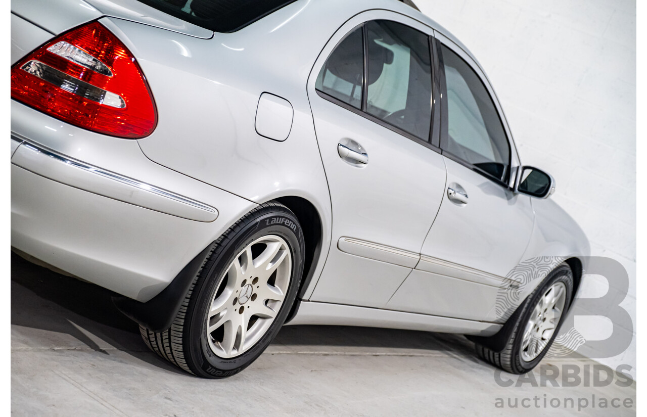 10/2003 Mercedes Benz E320 Elegance 211 4d Sedan Brilliant Silver Metallic V6 3.2L