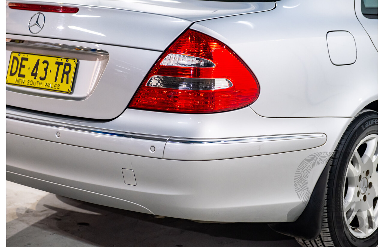 10/2003 Mercedes Benz E320 Elegance 211 4d Sedan Brilliant Silver Metallic V6 3.2L