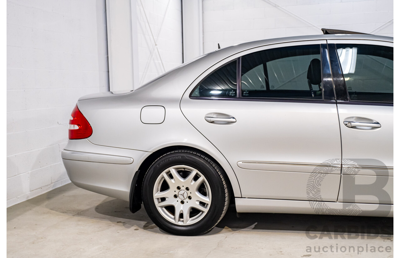 10/2003 Mercedes Benz E320 Elegance 211 4d Sedan Brilliant Silver Metallic V6 3.2L
