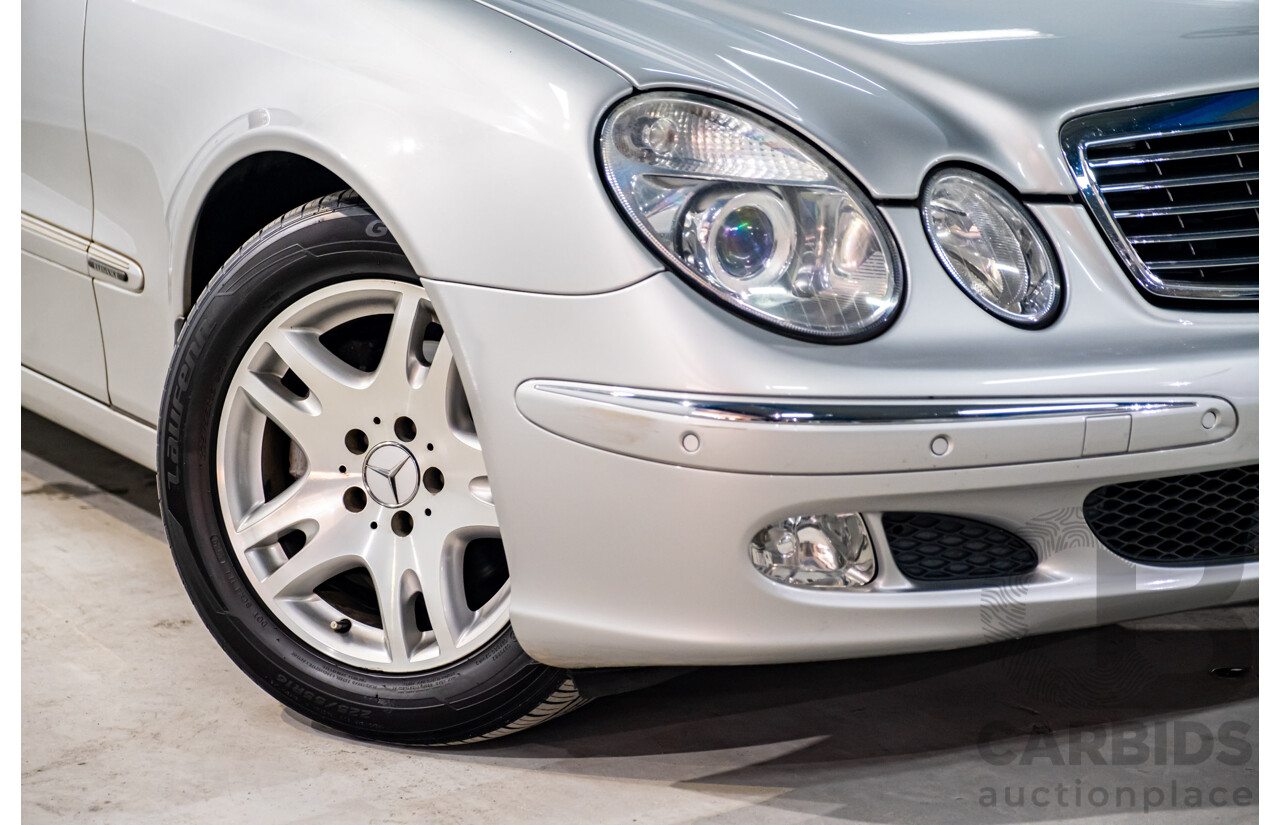 10/2003 Mercedes Benz E320 Elegance 211 4d Sedan Brilliant Silver Metallic V6 3.2L