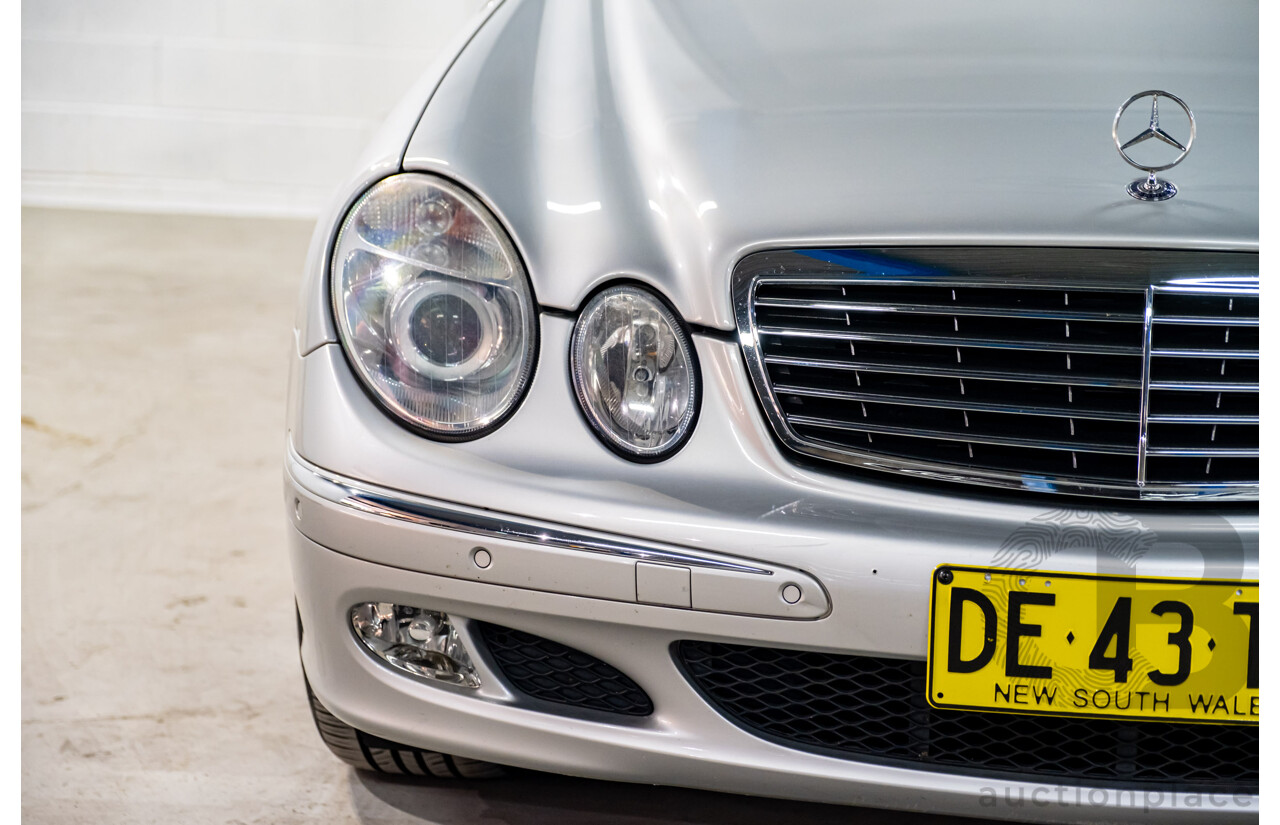 10/2003 Mercedes Benz E320 Elegance 211 4d Sedan Brilliant Silver Metallic V6 3.2L