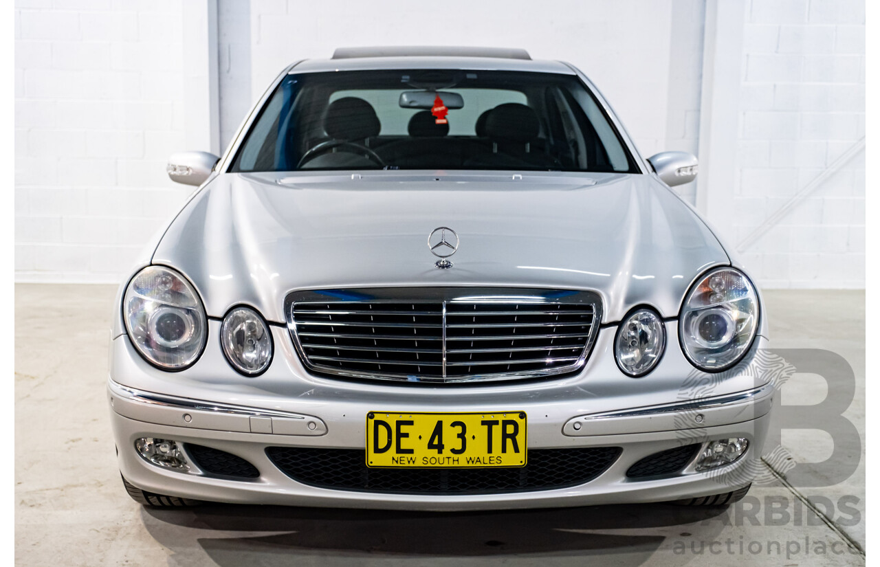 10/2003 Mercedes Benz E320 Elegance 211 4d Sedan Brilliant Silver Metallic V6 3.2L