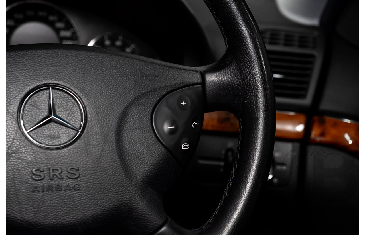 10/2003 Mercedes Benz E320 Elegance 211 4d Sedan Brilliant Silver Metallic V6 3.2L