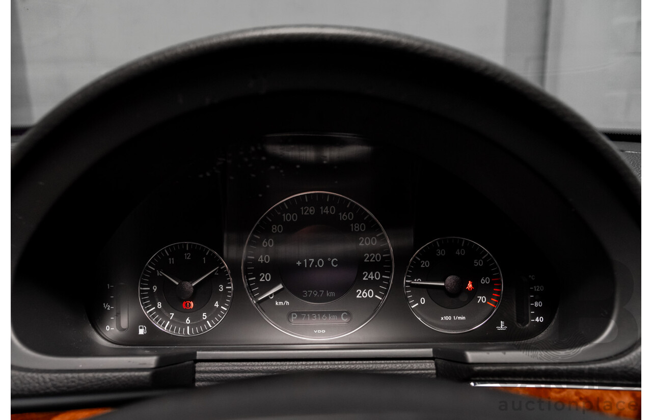 10/2003 Mercedes Benz E320 Elegance 211 4d Sedan Brilliant Silver Metallic V6 3.2L