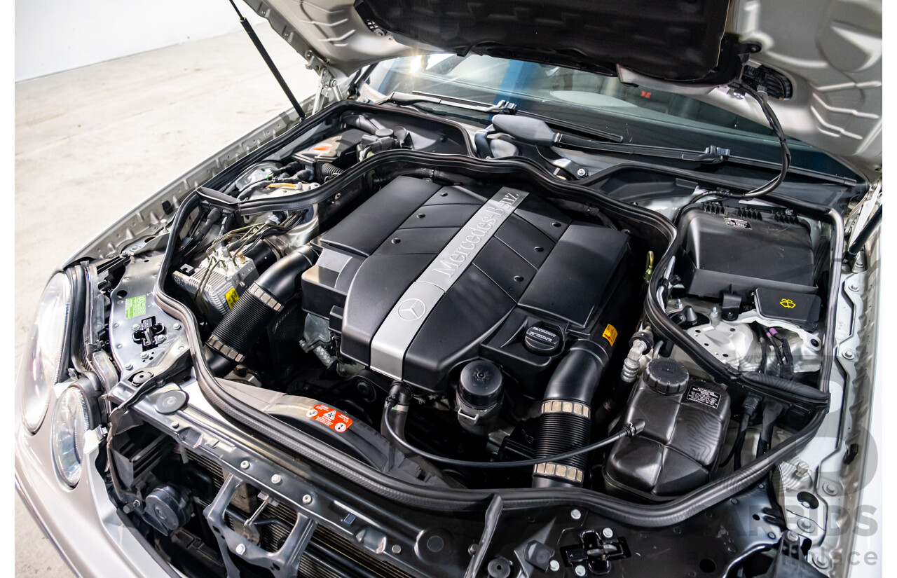 10/2003 Mercedes Benz E320 Elegance 211 4d Sedan Brilliant Silver Metallic V6 3.2L