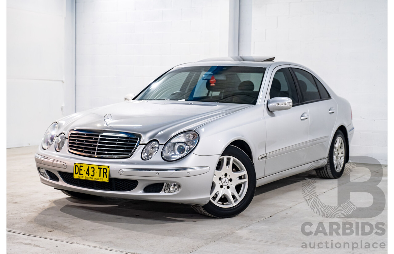 10/2003 Mercedes Benz E320 Elegance 211 4d Sedan Brilliant Silver Metallic V6 3.2L