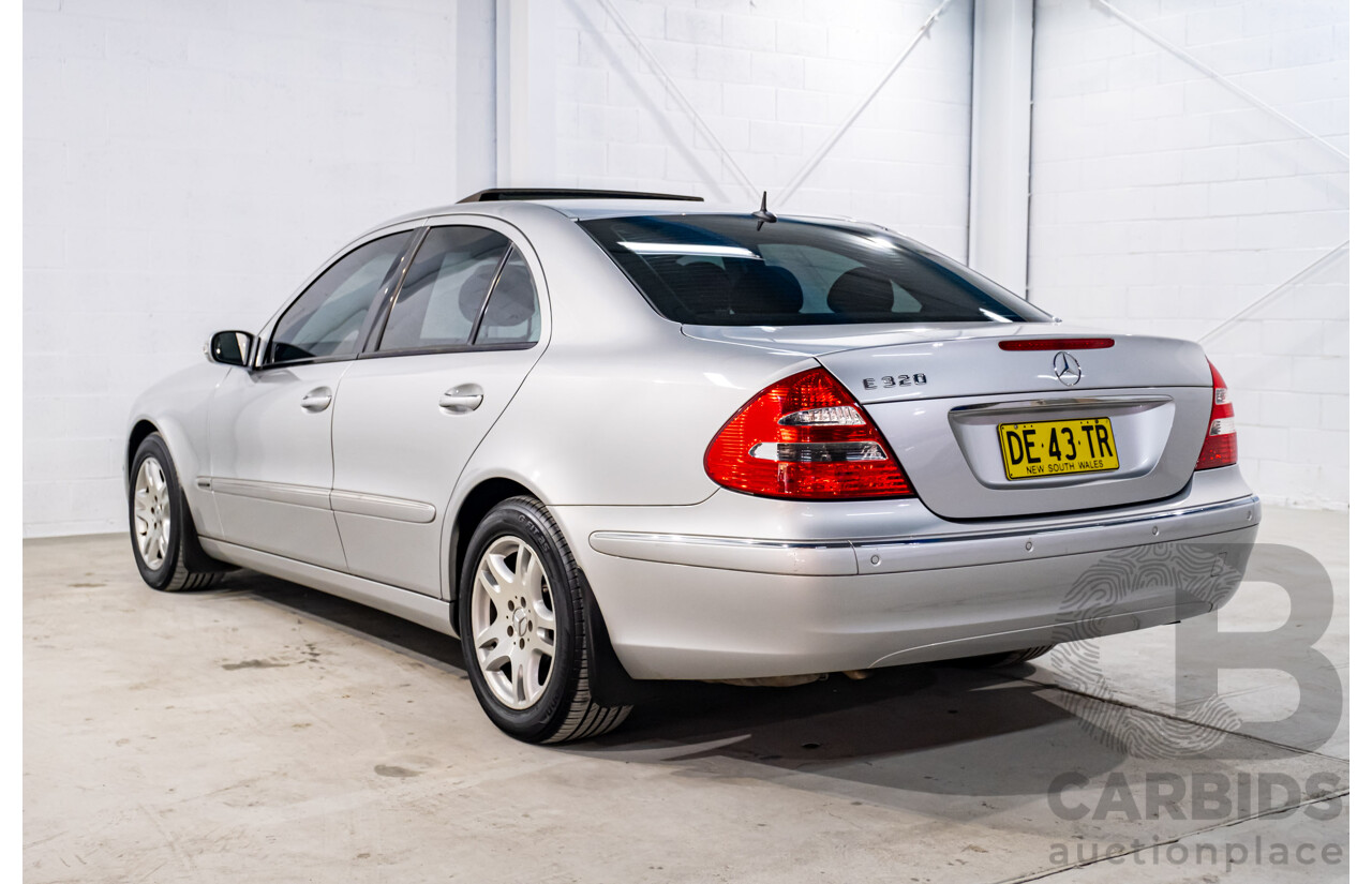 10/2003 Mercedes Benz E320 Elegance 211 4d Sedan Brilliant Silver Metallic V6 3.2L