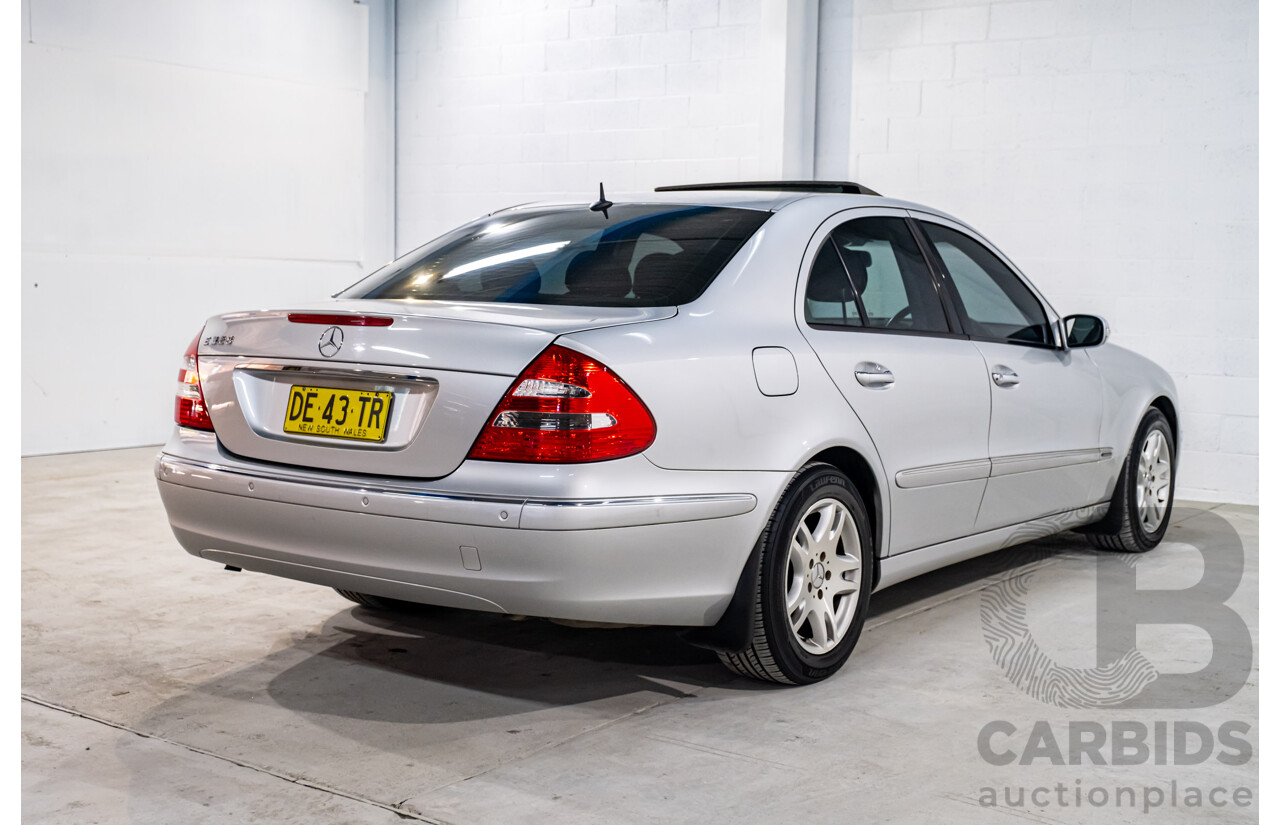 10/2003 Mercedes Benz E320 Elegance 211 4d Sedan Brilliant Silver Metallic V6 3.2L