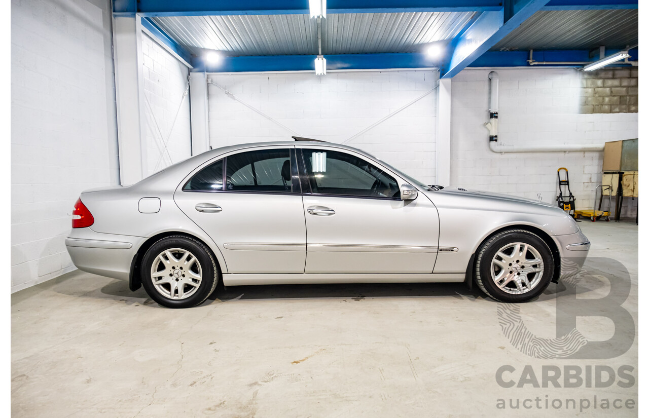 10/2003 Mercedes Benz E320 Elegance 211 4d Sedan Brilliant Silver Metallic V6 3.2L
