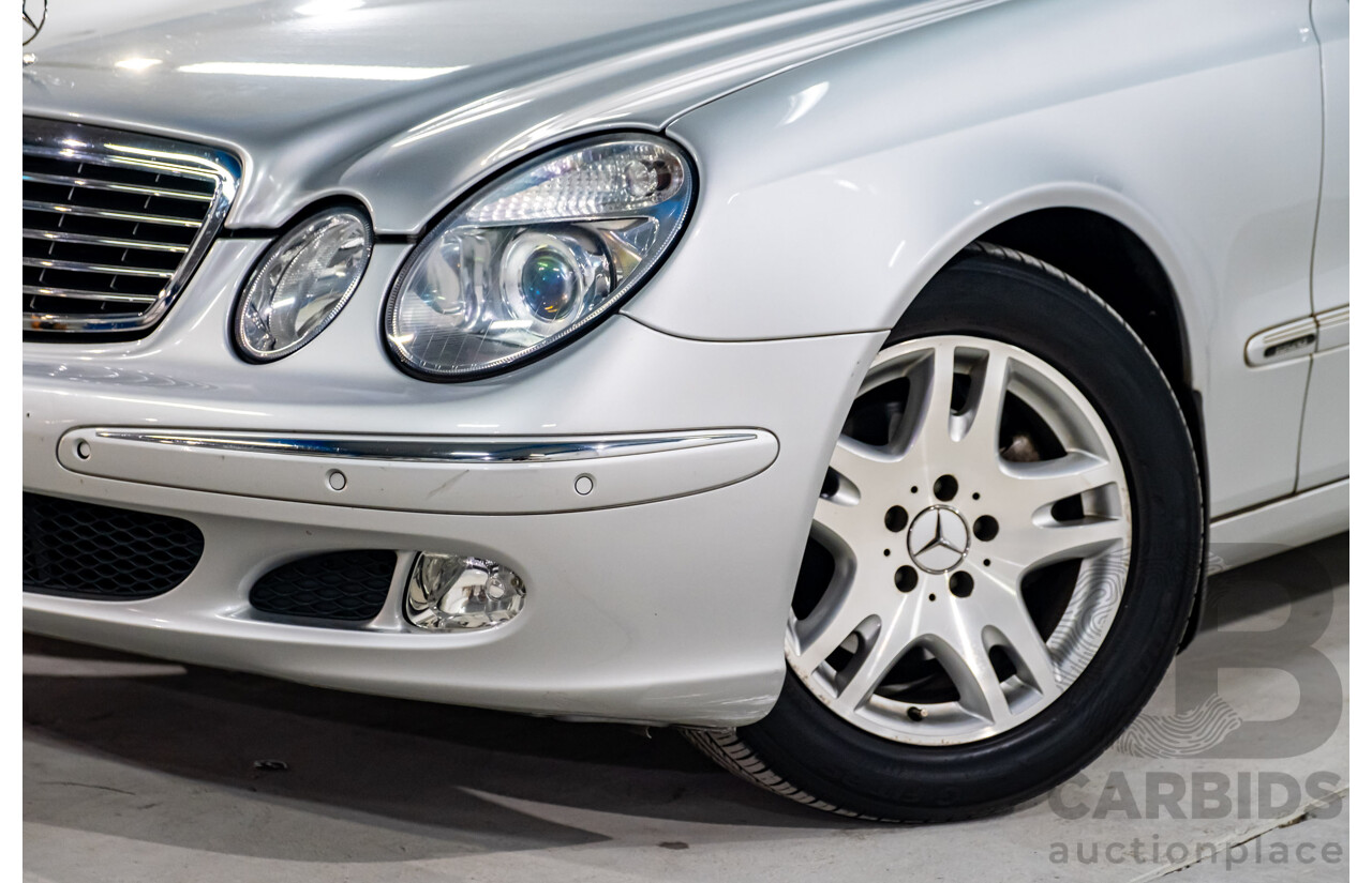10/2003 Mercedes Benz E320 Elegance 211 4d Sedan Brilliant Silver Metallic V6 3.2L
