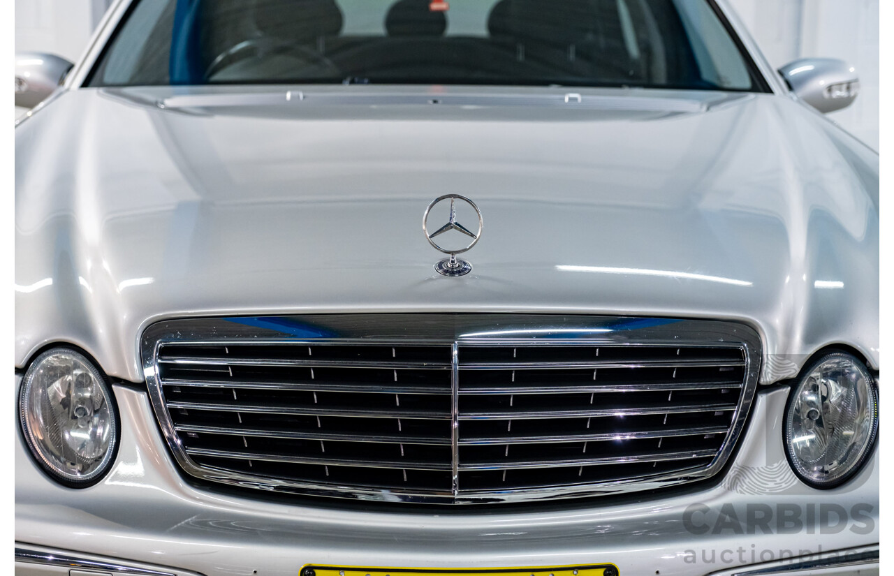 10/2003 Mercedes Benz E320 Elegance 211 4d Sedan Brilliant Silver Metallic V6 3.2L