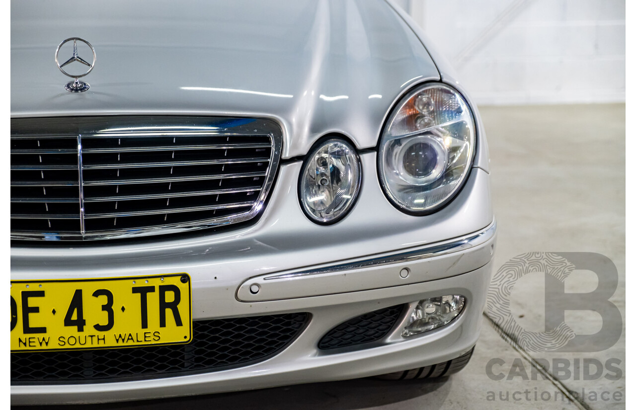 10/2003 Mercedes Benz E320 Elegance 211 4d Sedan Brilliant Silver Metallic V6 3.2L