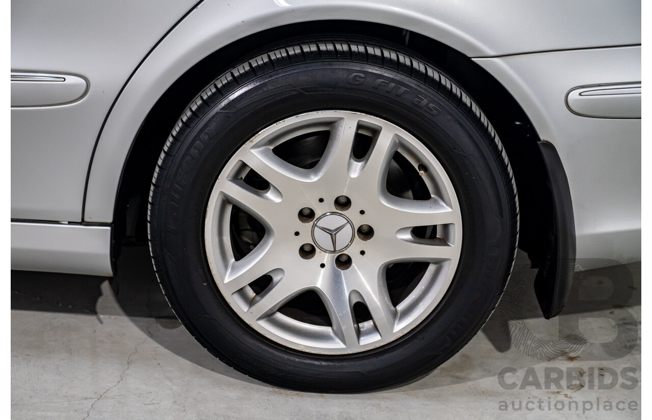 10/2003 Mercedes Benz E320 Elegance 211 4d Sedan Brilliant Silver Metallic V6 3.2L