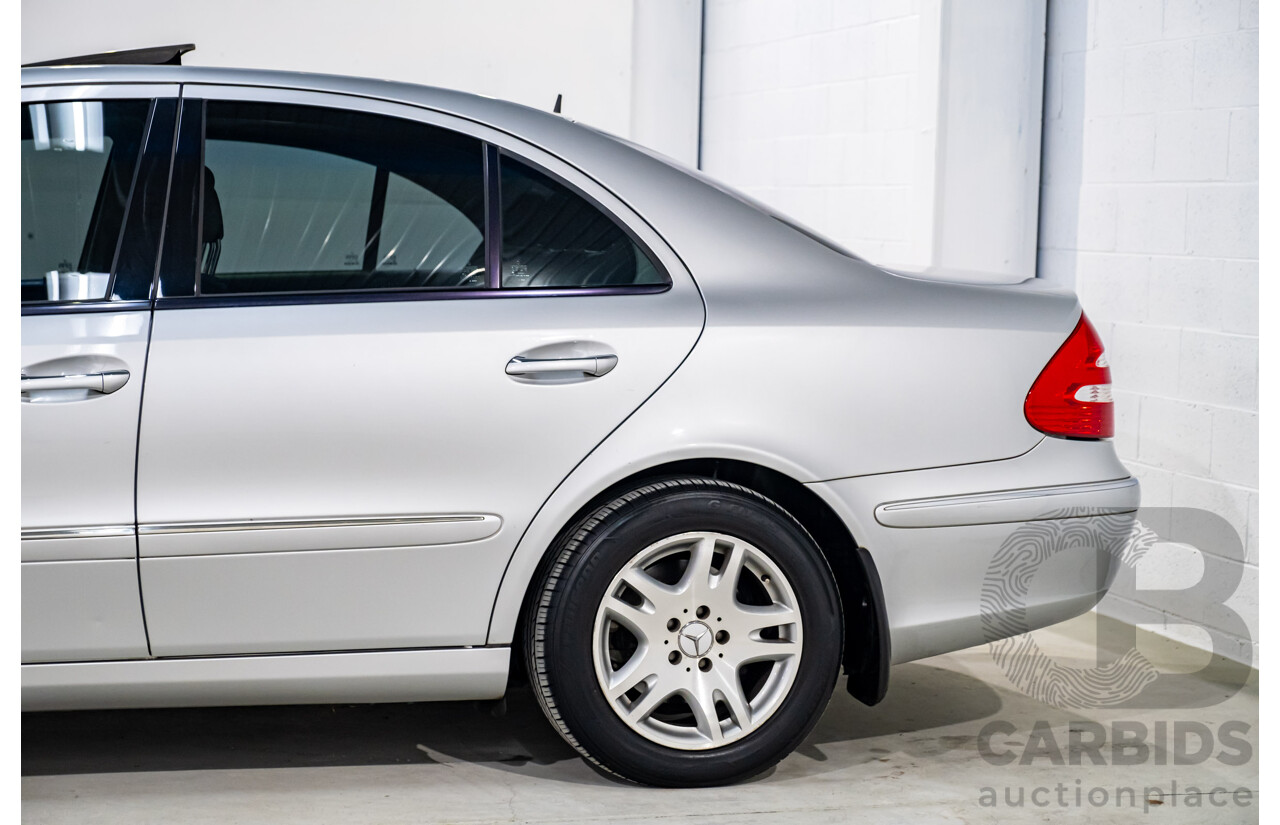 10/2003 Mercedes Benz E320 Elegance 211 4d Sedan Brilliant Silver Metallic V6 3.2L