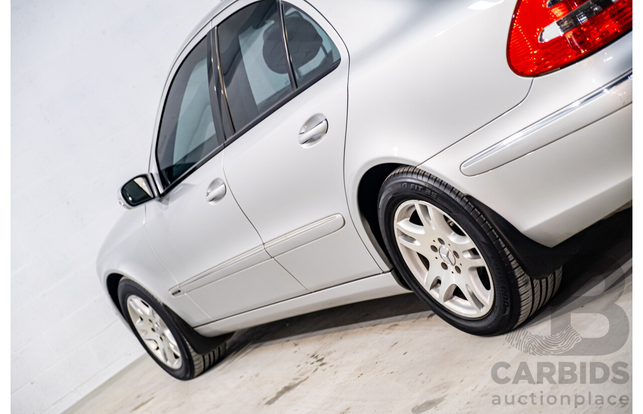 10/2003 Mercedes Benz E320 Elegance 211 4d Sedan Brilliant Silver Metallic V6 3.2L