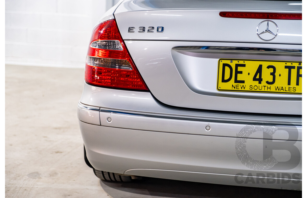 10/2003 Mercedes Benz E320 Elegance 211 4d Sedan Brilliant Silver Metallic V6 3.2L