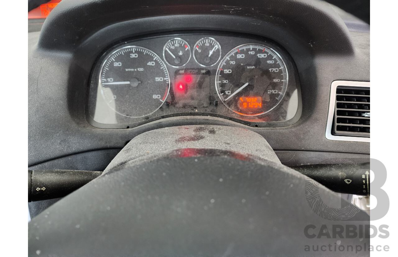 02/2007 Peugeot 307 XS HDi 1.6 FWD MY06 UPGRADE 5D Hatchback White 1.6L