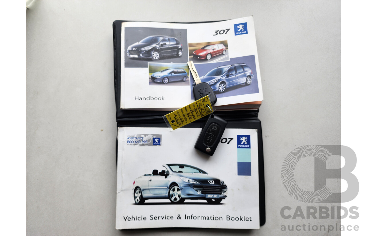 02/2007 Peugeot 307 XS HDi 1.6 FWD MY06 UPGRADE 5D Hatchback White 1.6L