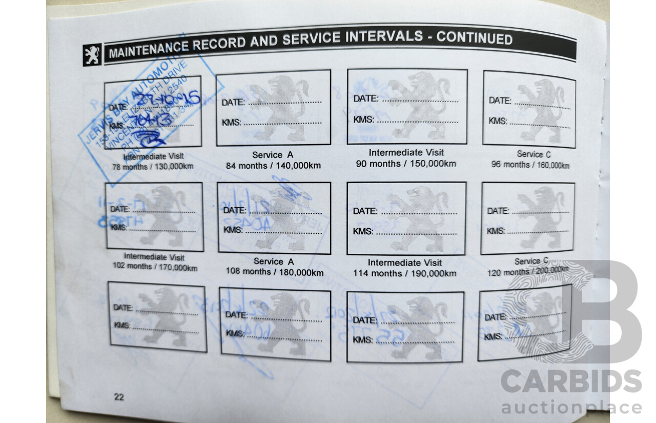 02/2007 Peugeot 307 XS HDi 1.6 FWD MY06 UPGRADE 5D Hatchback White 1.6L