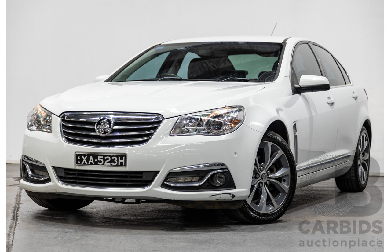 5/2014 Holden Calais VF 4d Sedan Heron White V6 3.6L
