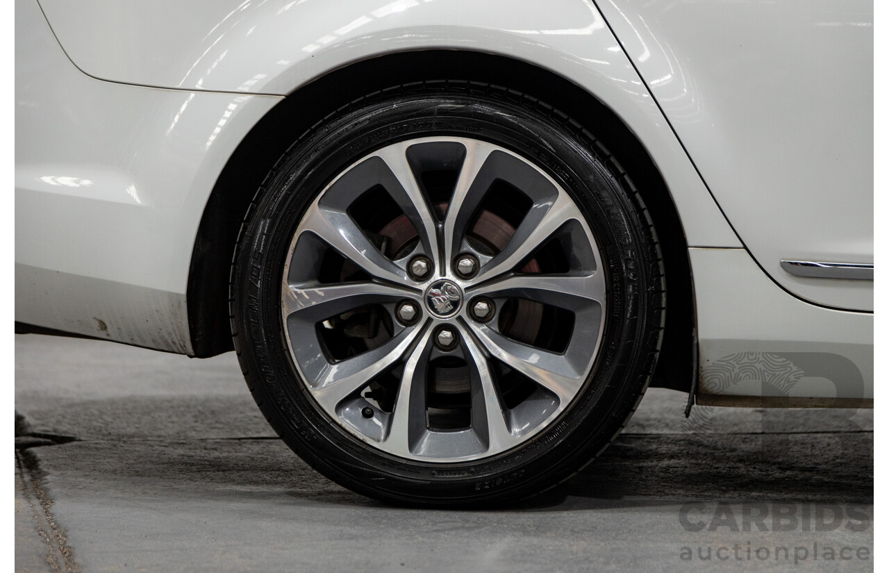 5/2014 Holden Calais VF 4d Sedan Heron White V6 3.6L