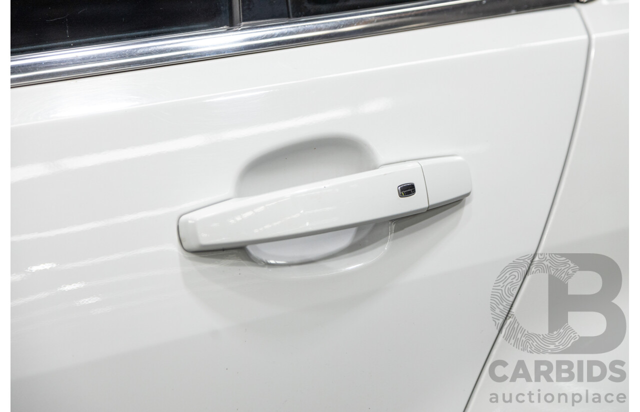 5/2014 Holden Calais VF 4d Sedan Heron White V6 3.6L